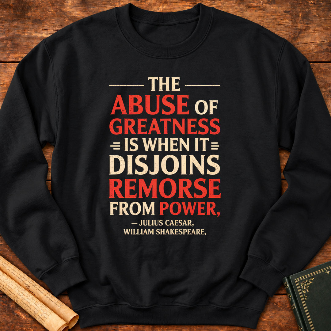 The abuse of greatness Sweatshirt - Black