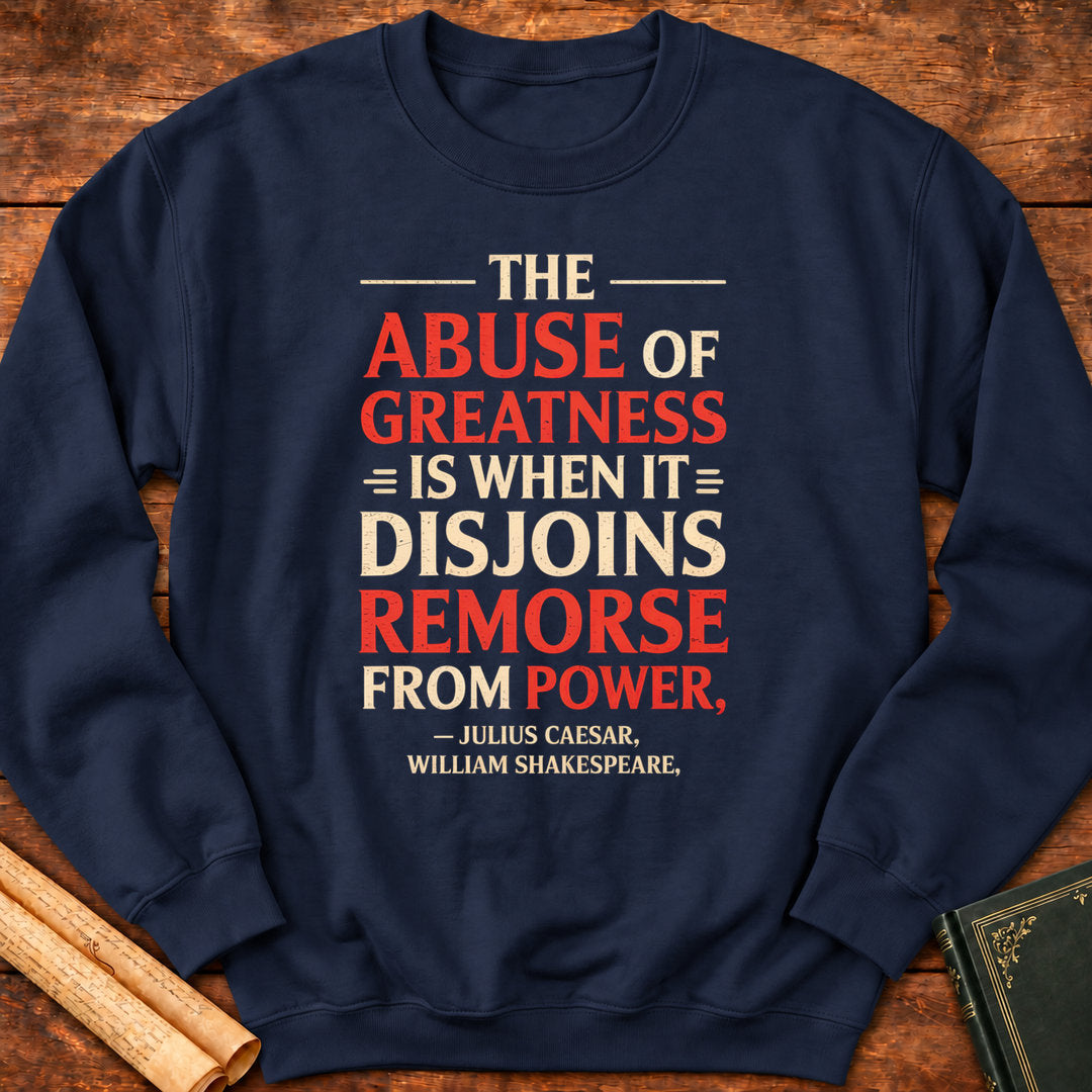 The abuse of greatness Sweatshirt - Navy