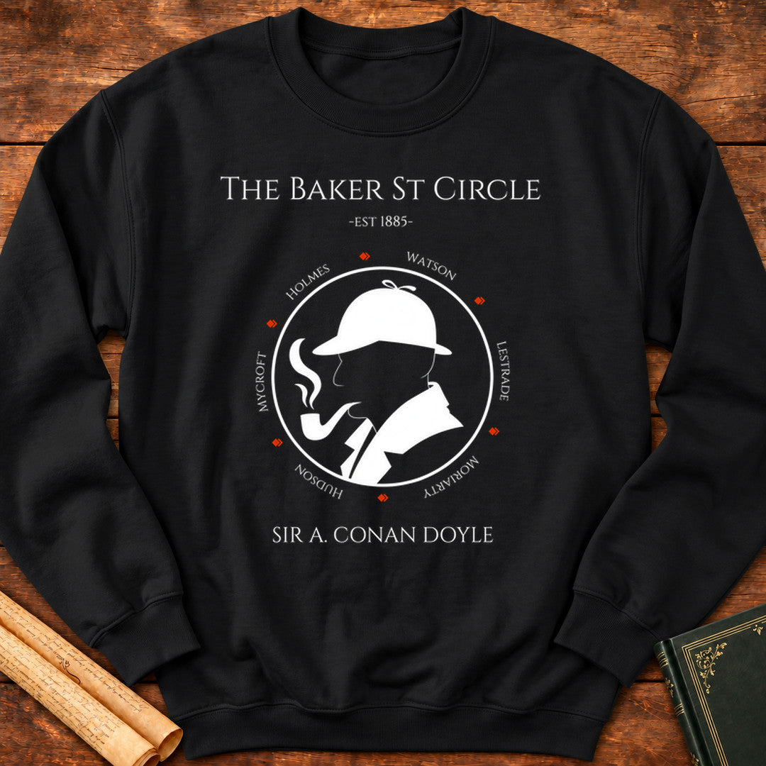 The Baker Street Circle Sherlock Sweatshirt - Black