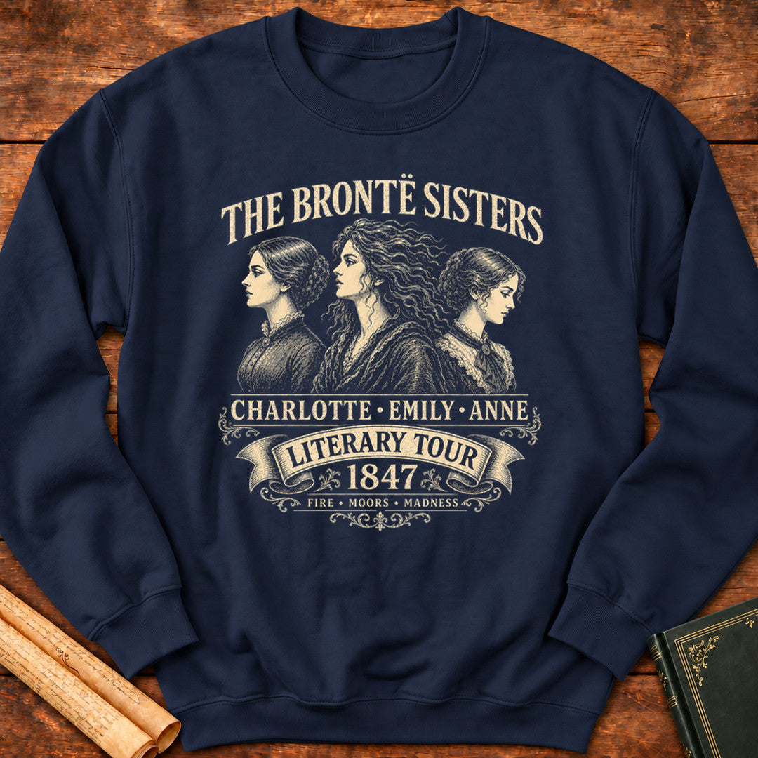 The Brontë Sisters “Literary Tour 1847” Sweatshirt - Navy