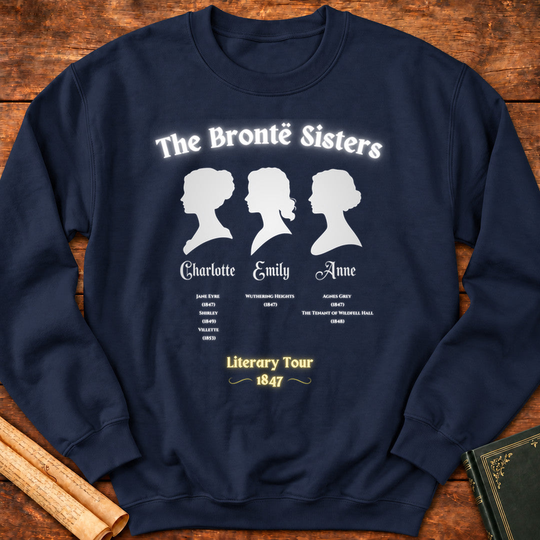 The Brontë Sisters “Literary Tour 1847” Sweatshirt - Navy