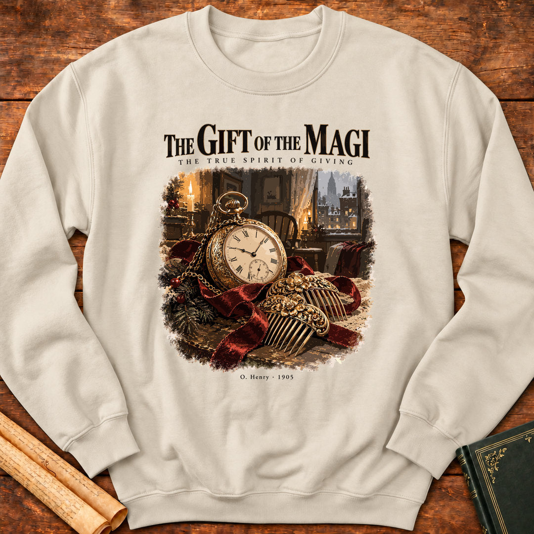 The Gift of the Magi – The True Spirit of Giving Sweatshirt - Sand