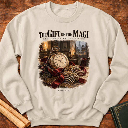 The Gift of the Magi – The True Spirit of Giving Sweatshirt - Sand