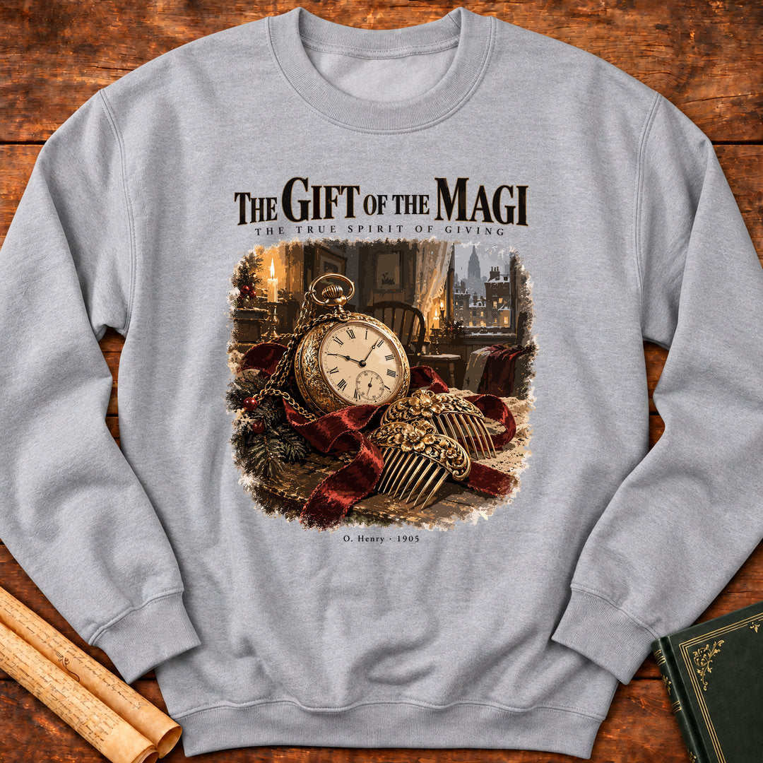 The Gift of the Magi – The True Spirit of Giving Sweatshirt - Sport Grey