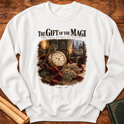 The Gift of the Magi – The True Spirit of Giving Sweatshirt - White