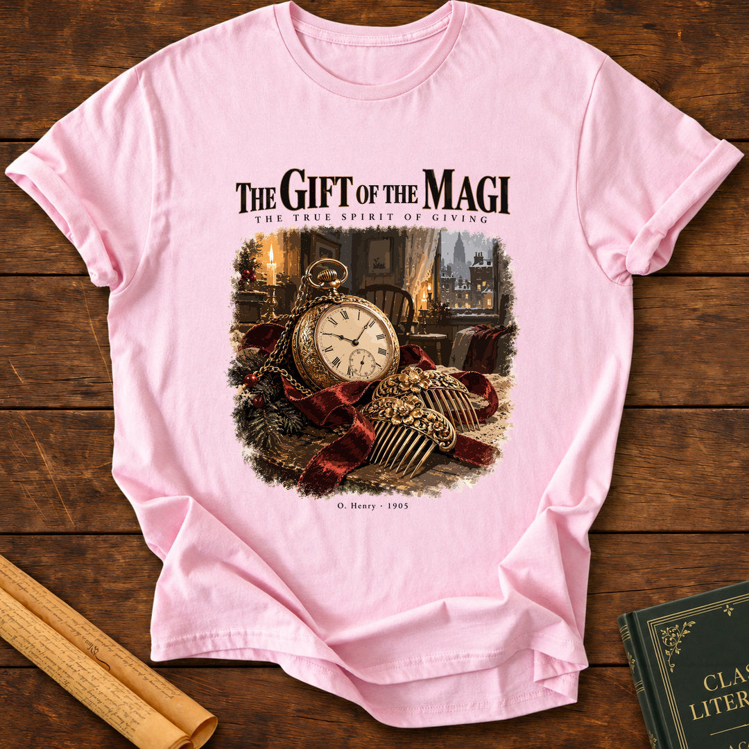 The Gift of the Magi – The True Spirit of Giving T-Shirt - Light Pink