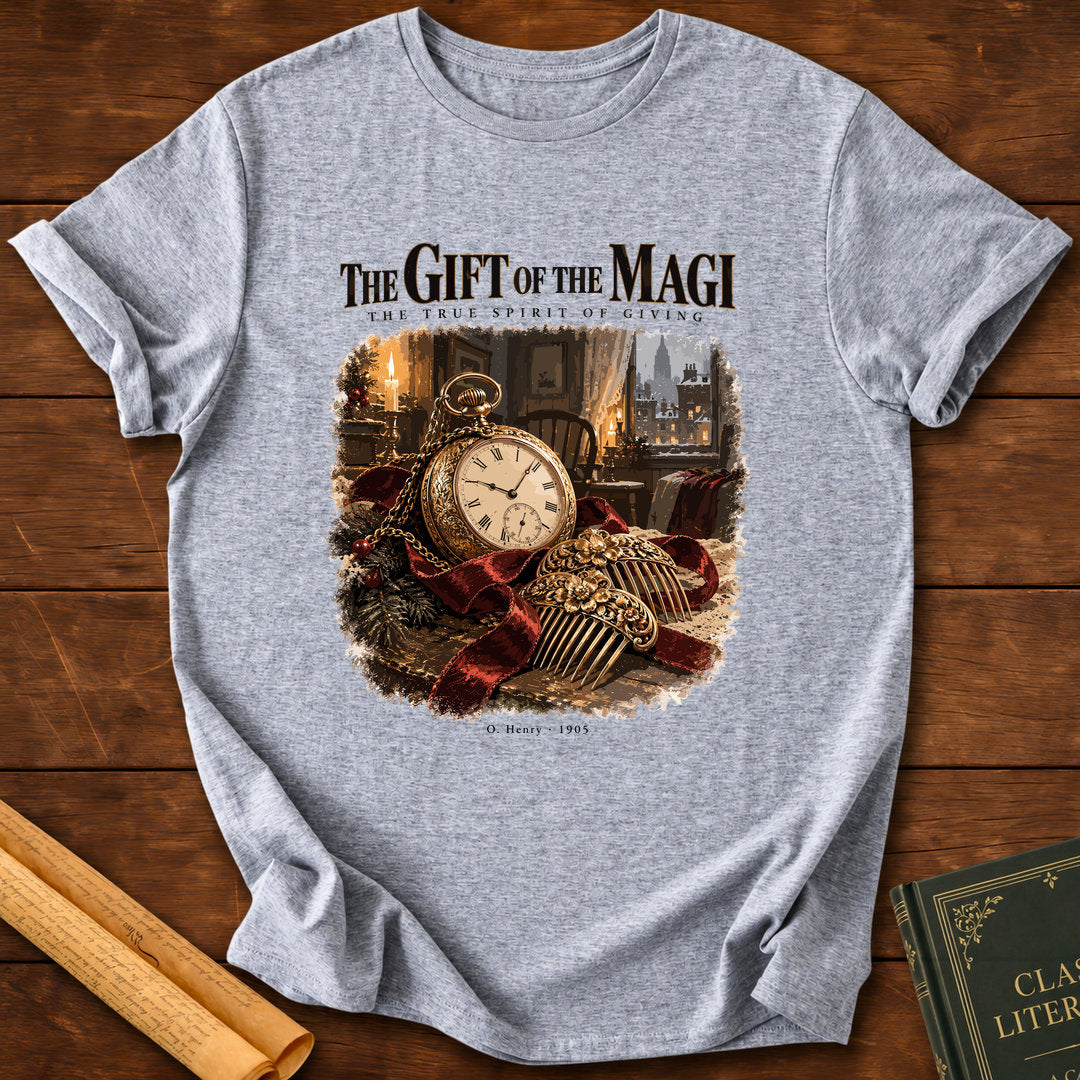 The Gift of the Magi – The True Spirit of Giving T-Shirt - Sport Grey
