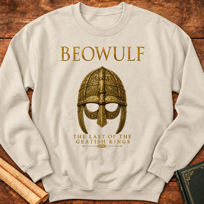 The Last of the Geatish Kings | Beowulf Literary Sweatshirt - Sand
