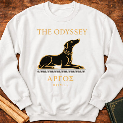 The Odyssey – Argos the Faithful Hound Sweatshirt - White