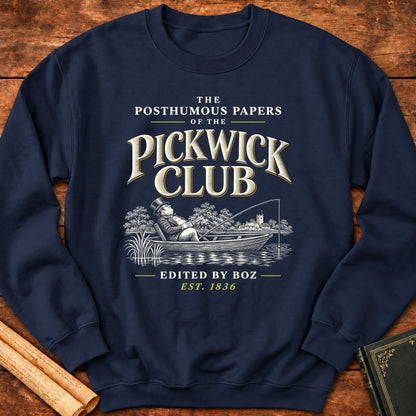 The Posthumous Papers of the Pickwick Club Charles Dickens Sweatshirt - Navy