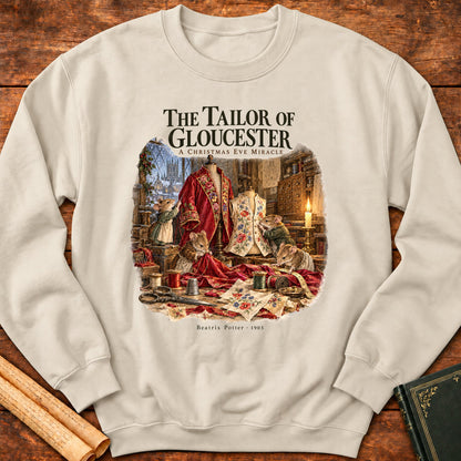  The Tailor of Gloucester – A Christmas Eve Miracle Sweatshirt - Sand