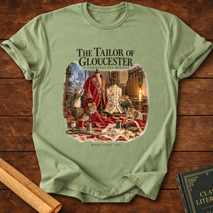 The Tailor of Gloucester – A Christmas Eve Miracle T-Shirt - Sage