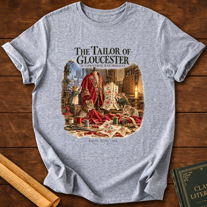 The Tailor of Gloucester – A Christmas Eve Miracle T-Shirt - Sport Grey