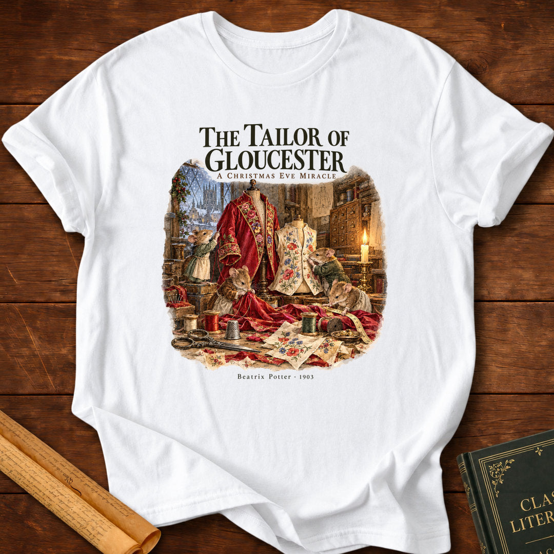 The Tailor of Gloucester – A Christmas Eve Miracle T-Shirt - White