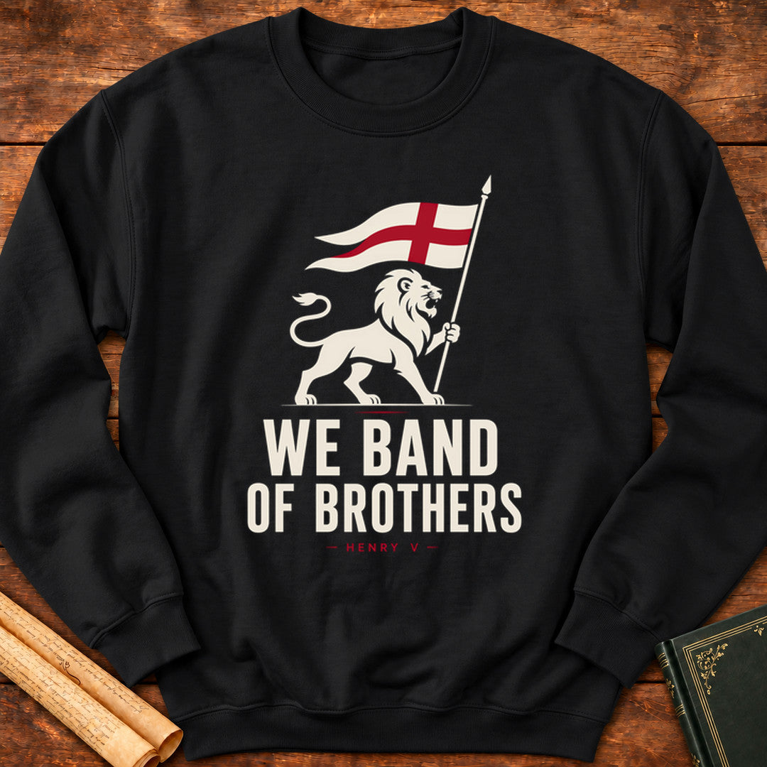 We Band of Brothers – Henry V Shakespeare Sweatshirt - Black