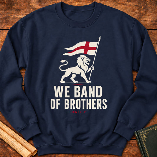 We Band of Brothers – Henry V Shakespeare Sweatshirt - Navy