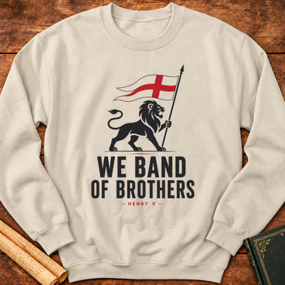 We Band of Brothers – Henry V Shakespeare Sweatshirt - Sand