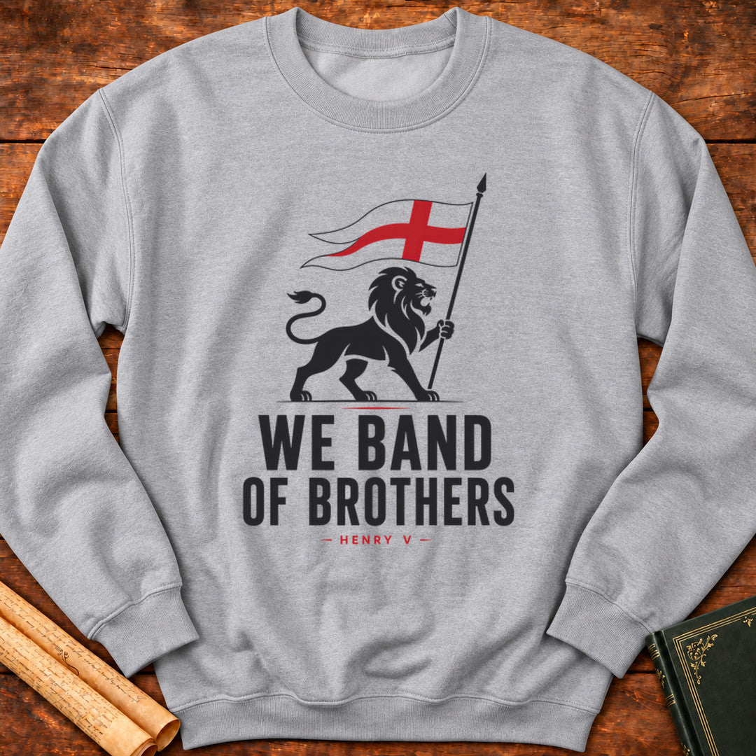 We Band of Brothers – Henry V Shakespeare Sweatshirt - Sport Grey