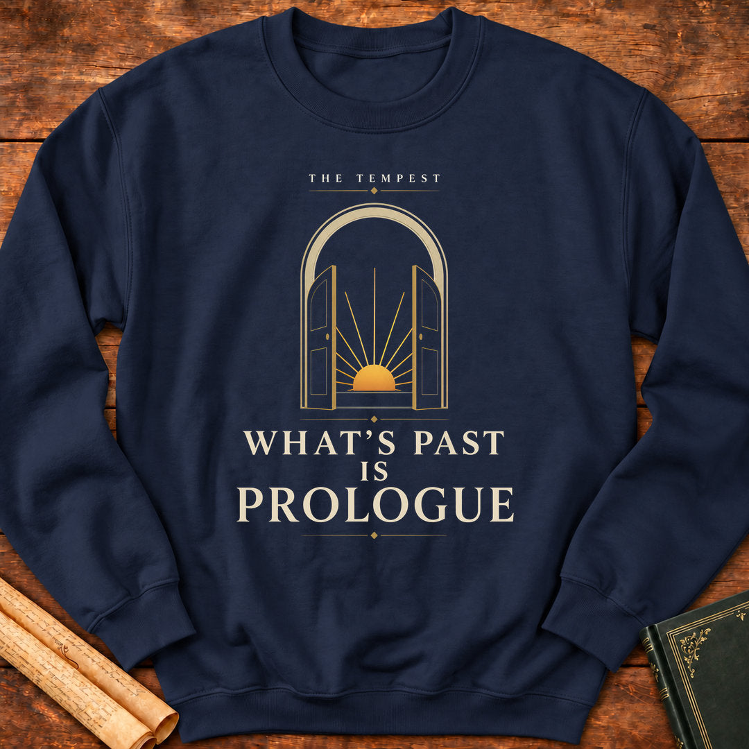 What's Past Is Prologue – The Tempest Shakespeare Sweatshirt - Navy